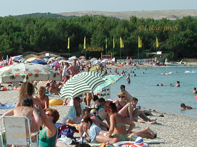 Plaža Zrće je zlatna koka za porez/Arhiva Lika pressa Gospić                                                                                                                                                                                              